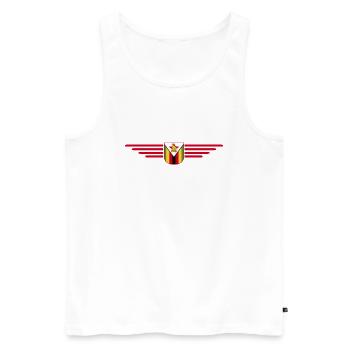 T-shirt Zimbabwe pour les fans de l’Afrique - Débardeur bio Premium Homme - blanc - Devant - Michal (187cm)