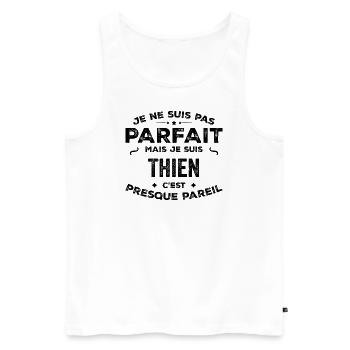 Thien – ein Vorname, eine lustige und stolze Legende - Männer Premium Bio Tank Top - Weiß - Vorne - Michal (187cm)