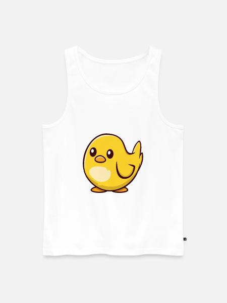 Chick - Men's Premium Organic Tank Top - white