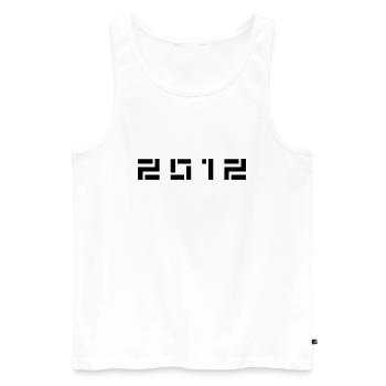 Geburtsjahr Geburtstag Born In - Made in 2012 - Männer Premium Bio Tank Top - Weiß - Vorne - AI Model Male 178 light (178cm)
