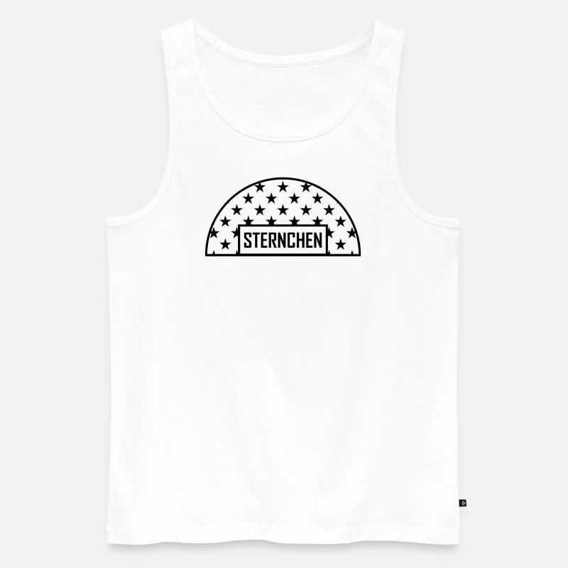 Sternchen Bogen - Männer Premium Bio Tank Top - Weiß