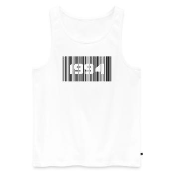 Geburtsjahr Geburtstag Born In - Made in 1994 - Männer Premium Bio Tank Top - Weiß - Vorne - AI Model Male 178 light (178cm)
