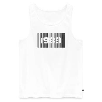 Year of birth Birthday Born In 1989 - Made in 1989 - Men's Premium Organic Tank Top - white - Front - Michal (187cm)