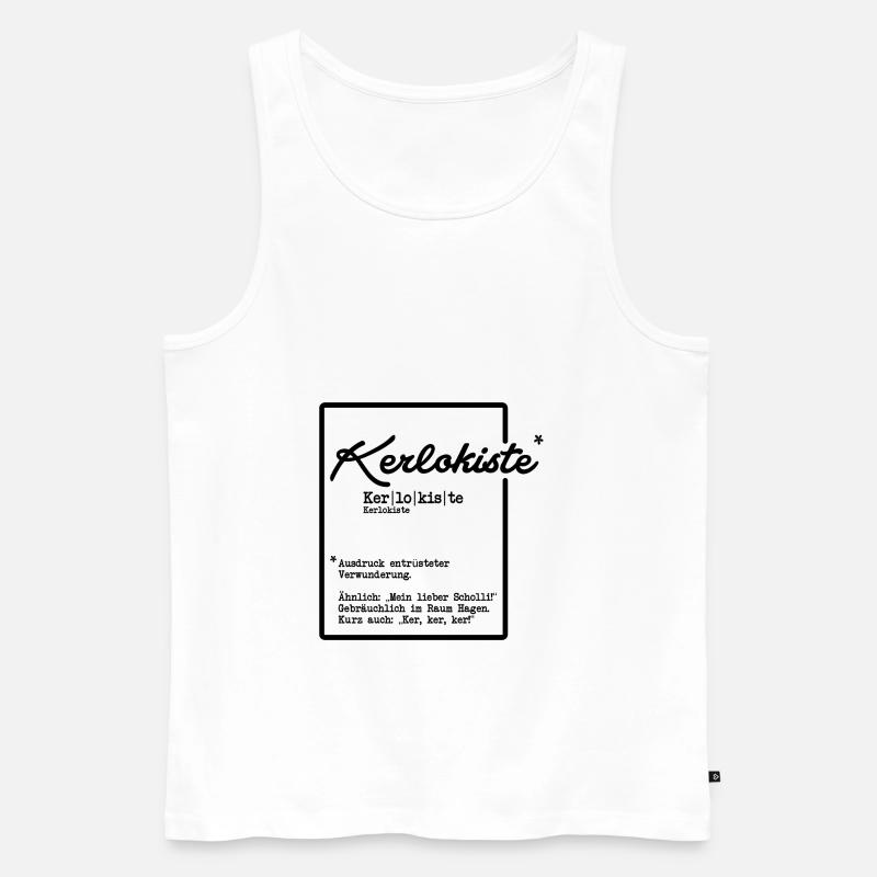 Kerlokiste - Männer Premium Bio Tank Top - Weiß