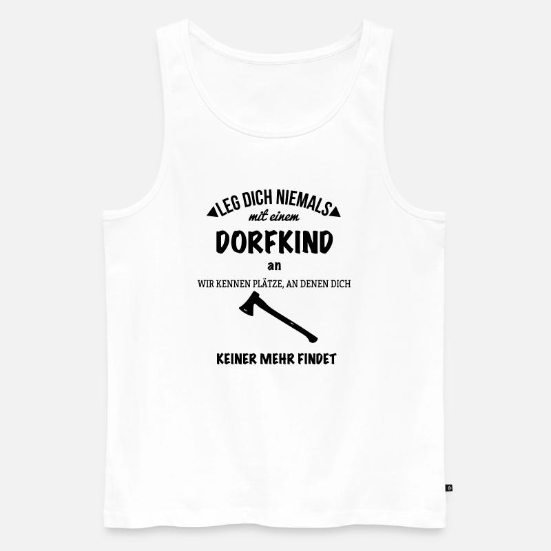 dkind - Männer Premium Bio Tank Top - Weiß