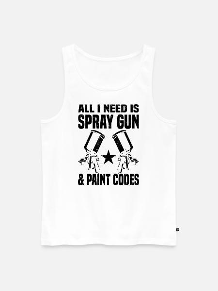 Car painter - Men's Premium Organic Tank Top - white