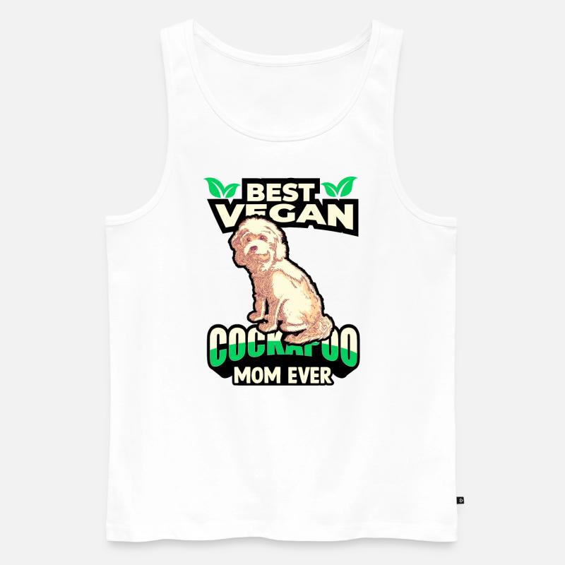 Cockapoo - Männer Premium Bio Tank Top - Weiß