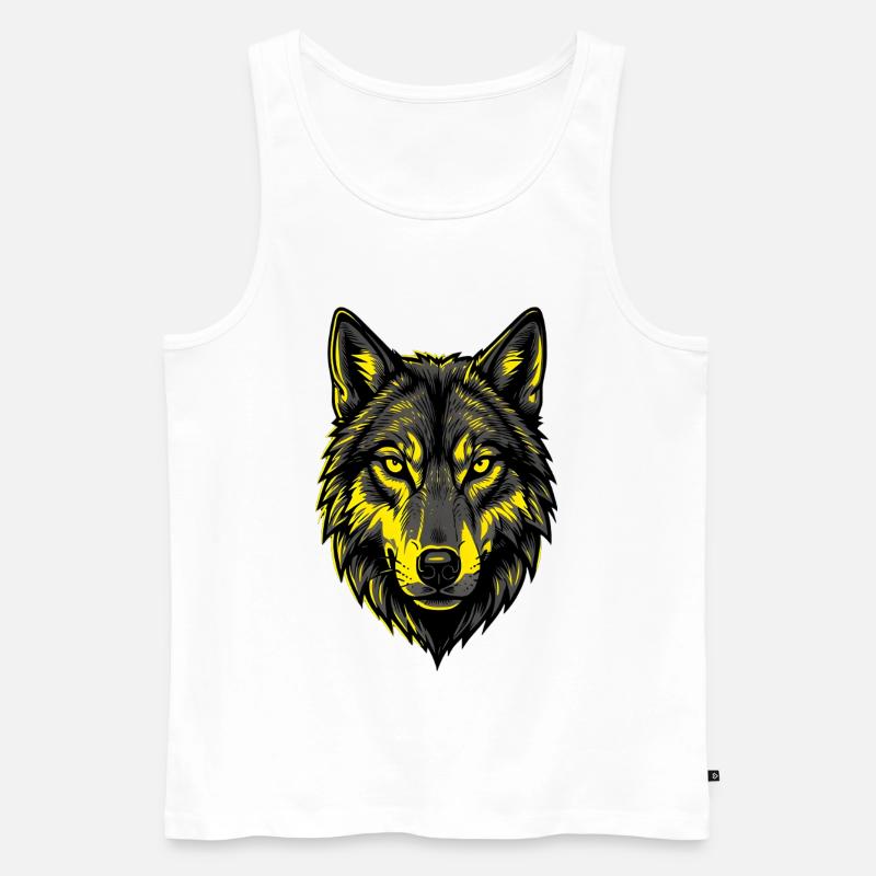 Der Alpha - Männer Premium Bio Tank Top - Weiß