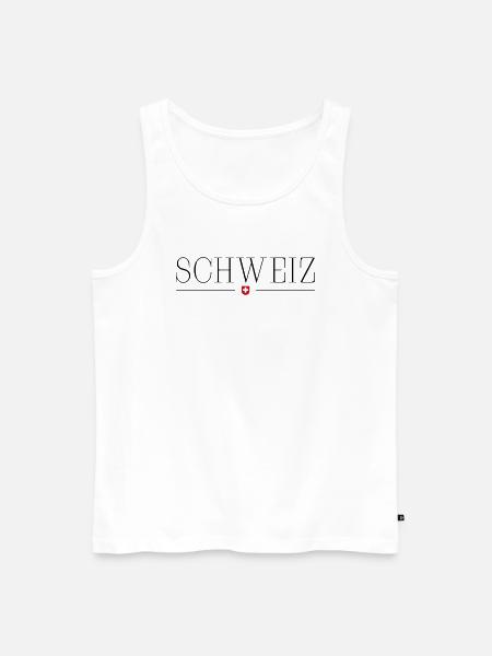 Schweiz - Männer Premium Bio Tank Top - Weiß