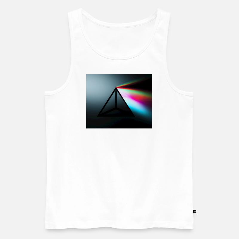 Prisma - Männer Premium Bio Tank Top - Weiß