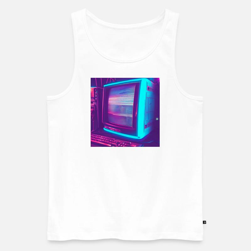 PC - Männer Premium Bio Tank Top - Weiß