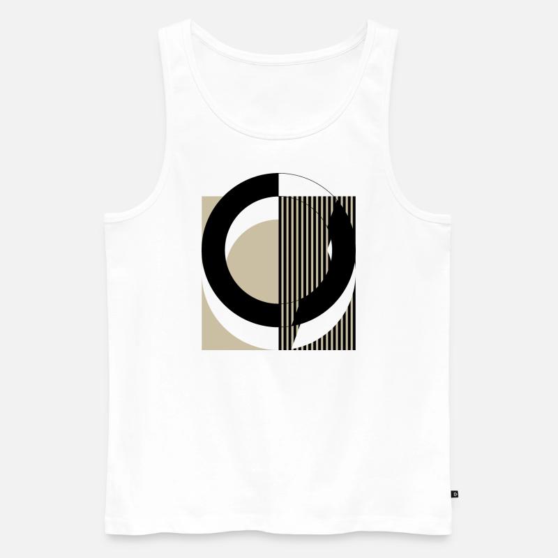 boho2 - Männer Premium Bio Tank Top - Weiß