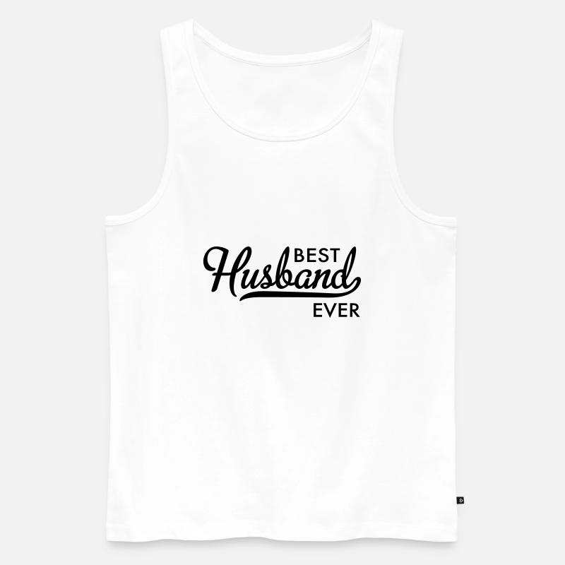 Ehemann - Männer Premium Bio Tank Top - Weiß