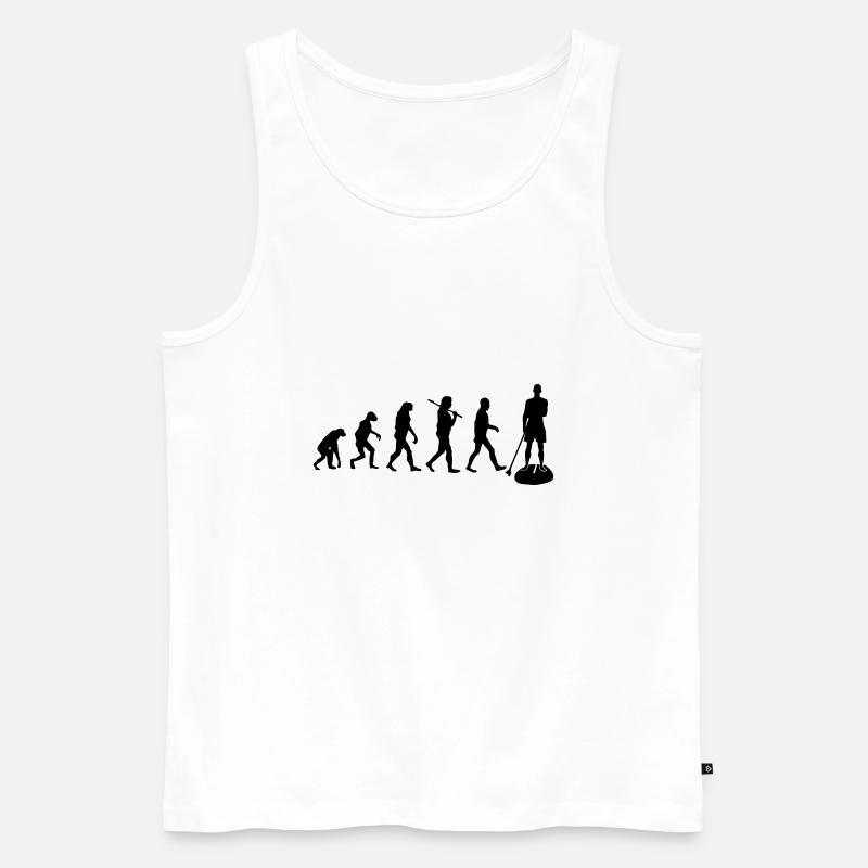 SUP Evolution Geschenk - Männer Premium Bio Tank Top - Weiß