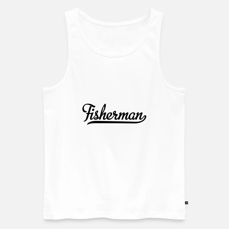 Fischer - Männer Premium Bio Tank Top - Weiß