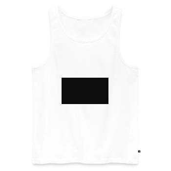 Background - Männer Premium Bio Tank Top - Weiß - Vorne - AI Model Male 178 light (178cm)
