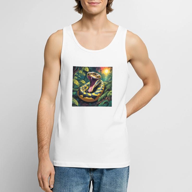 Serpent python Débardeur bio Premium Homme