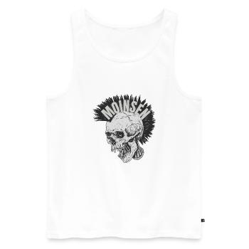 Oldenburg Oldenburger Norden Norddeutschland Moin - Männer Premium Bio Tank Top - Weiß - Vorne - AI Model Male 178 light (178cm)