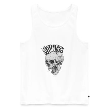 Oldenburg Oldenburger Norden Norddeutschland Moin - Männer Premium Bio Tank Top - Weiß - Vorne - AI Model Male 178 light (178cm)