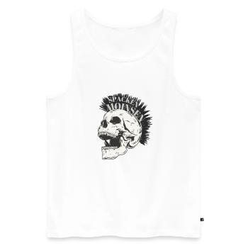 Oldenburg Oldenburger Norden Norddeutschland Moin - Männer Premium Bio Tank Top - Weiß - Vorne - AI Model Male 178 light (178cm)