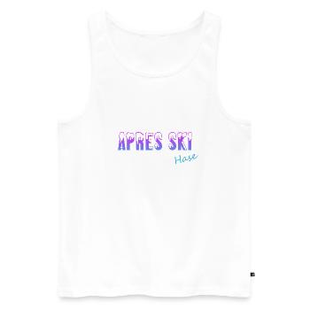Apres Skihase - Männer Premium Bio Tank Top - Weiß - Vorne - AI Model Male 178 light (178cm)
