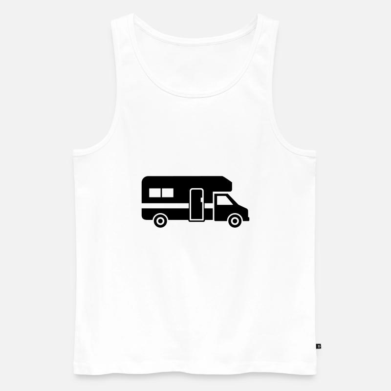Wohnmobil - Männer Premium Bio Tank Top - Weiß