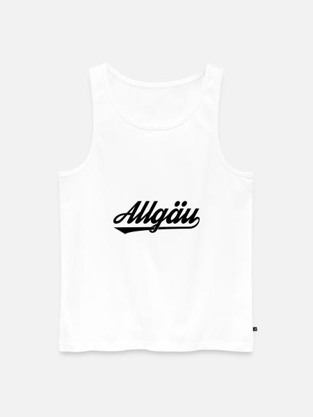 Allgäu - Männer Premium Bio Tank Top - Weiß