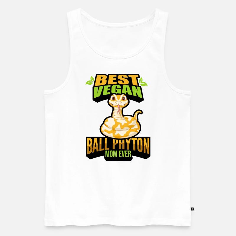 Schlangen - Männer Premium Bio Tank Top - Weiß