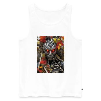 Spooky Plants 1.3 - Men's Premium Organic Tank Top - white - Front - Michal (187cm)