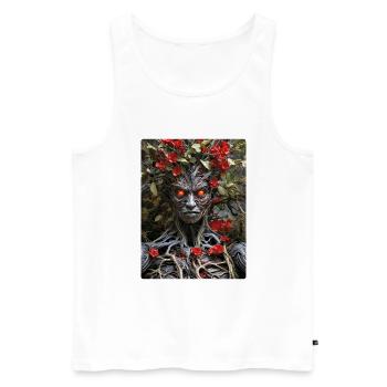 Spooky Plants 1.19 - Men's Premium Organic Tank Top - white - Front - Michal (187cm)