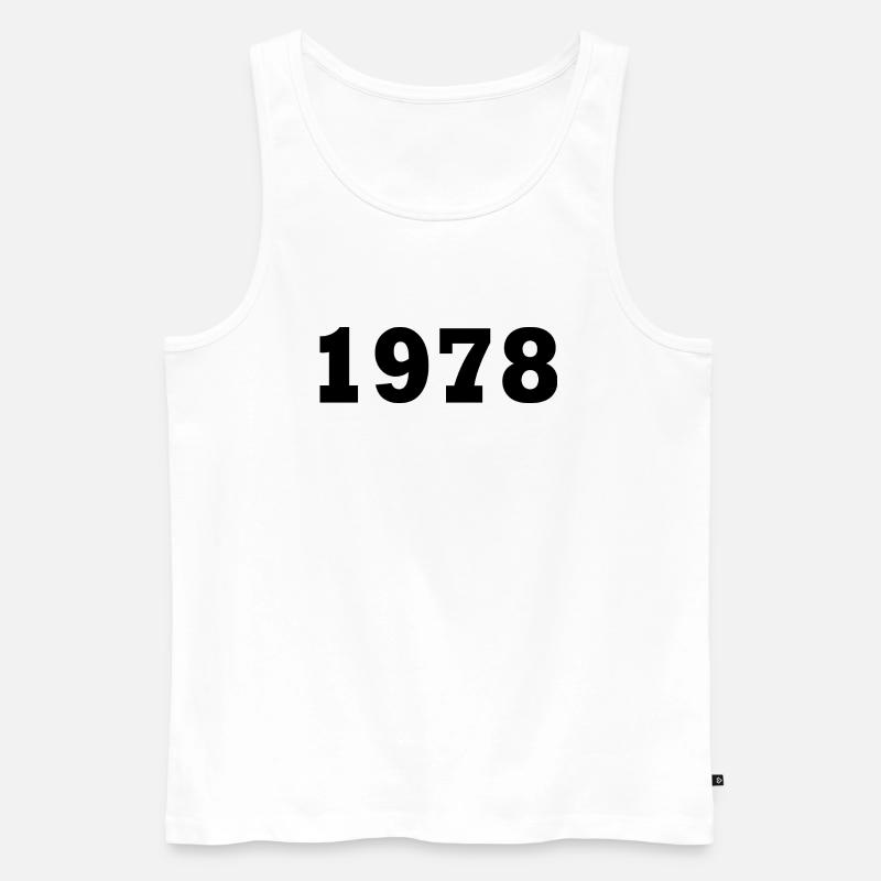 1978 - Männer Premium Bio Tank Top - Weiß