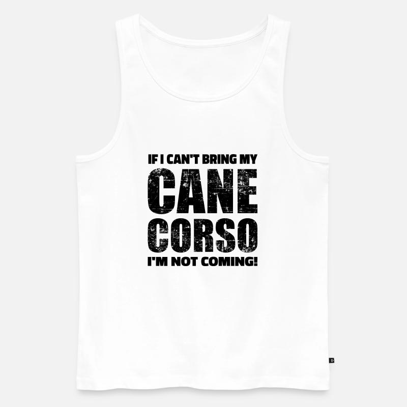 Cane Corso - Männer Premium Bio Tank Top - Weiß