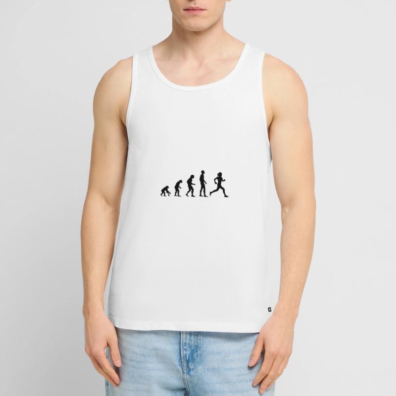 Evolution Jogging Runner Men's Premium Organic Tank Top