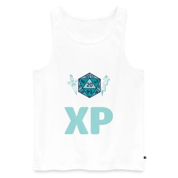 Pen and Paper Für RPG Gaming Vater - Männer Premium Bio Tank Top - Weiß - Vorne - AI Model Male 178 light (178cm)