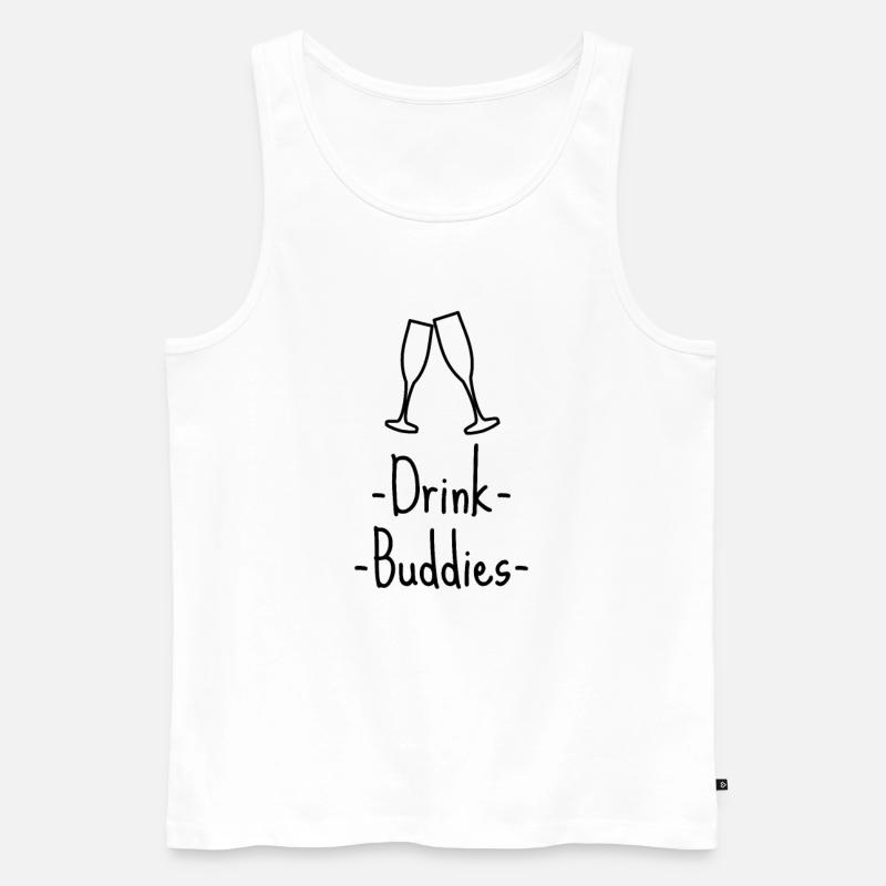 Freunde - Männer Premium Bio Tank Top - Weiß