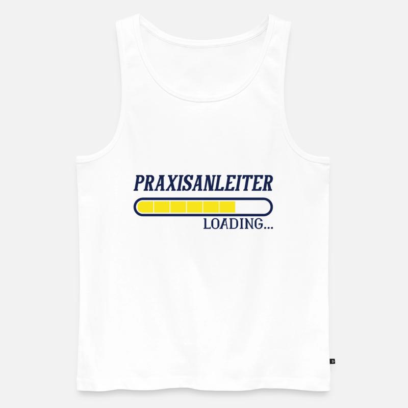 Werdender Praxisanleiter - Männer Premium Bio Tank Top - Weiß
