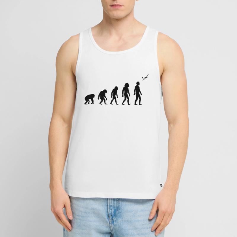 glider flight evolution glider sail gift Men's Premium Organic Tank Top