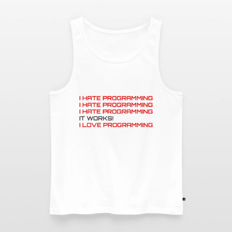 Computerprogrammierer Codierer Software Engineers Geschenk Männer Premium Bio Tank Top