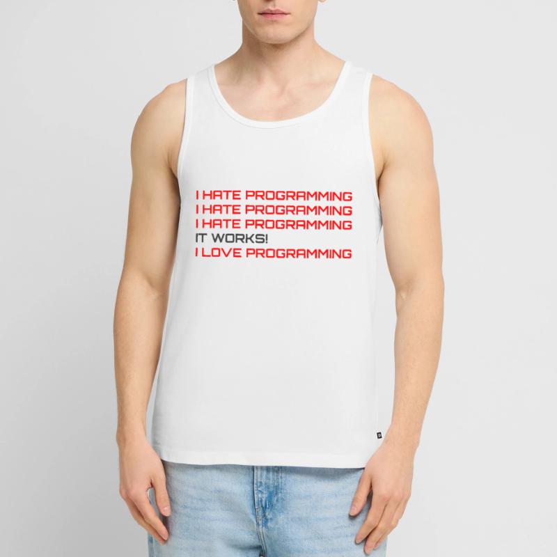 Computerprogrammierer Codierer Software Engineers Geschenk Männer Premium Bio Tank Top