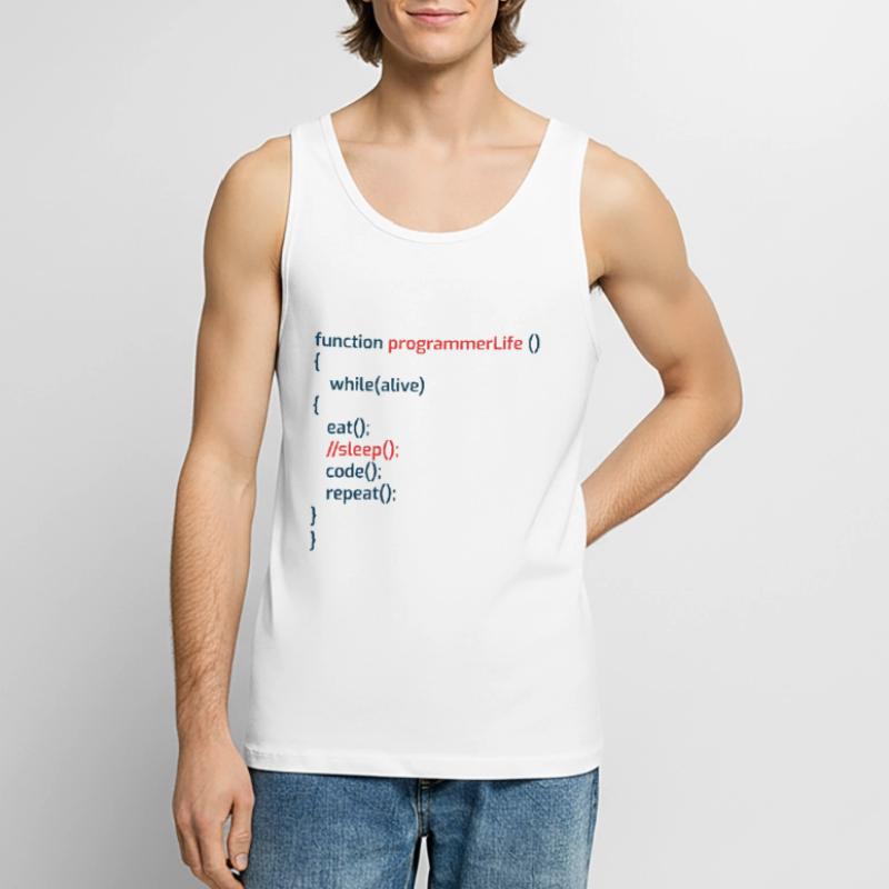 Computerprogrammierer Codierer Software Engineers Geschenk Männer Premium Bio Tank Top