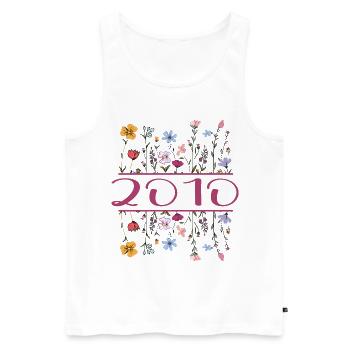 2000 Legendary since 2000 Birthday 2000 Women - Men's Premium Organic Tank Top - white - Front - AI Model Male 178 light (178cm)