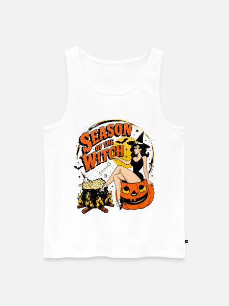 Witch Harvest Night - Men's Premium Organic Tank Top - white