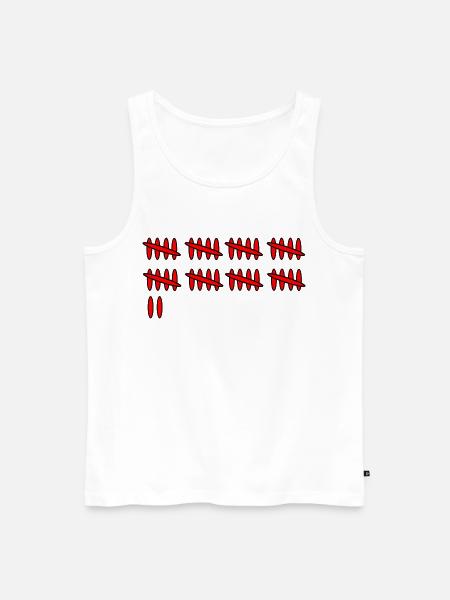 Tally sheet result 42 - Men's Premium Organic Tank Top - white