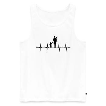 Mutti Mutter Nonna Nonni Mum Mummy Mimi Mama - Männer Premium Bio Tank Top - Weiß - Vorne - Michal (187cm)