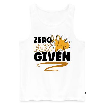 Fuchsliebhaber Füchse Lieben Rotfuchs Niedlicher - Männer Premium Bio Tank Top - Weiß - Vorne - AI Model Male 178 light (178cm)
