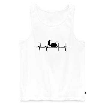 Nagetiere Nager Hamster Ratte Maus Eichhörnchen - Männer Premium Bio Tank Top - Weiß - Vorne - Michal (187cm)