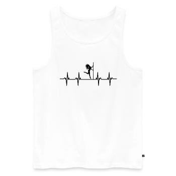 Pole Dancer Pole Dance Pole Dance - Débardeur bio Premium Homme - blanc - Devant - AI Model Male 178 light (178cm)