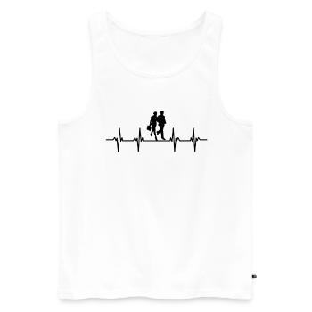 Reisen Reisender Reisender Ferien Urlauber Urlaub - Männer Premium Bio Tank Top - Weiß - Vorne - AI Model Male 178 light (178cm)