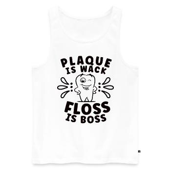 Dentist Dental Hygienist Gift Idea: Forbidden Love - Men's Premium Organic Tank Top - white - Front - AI Model Male 178 light (178cm)