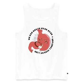 Sleeve gastrectomy Sleeve gastrectomy - Men's Premium Organic Tank Top - white - Front - Michal (187cm)